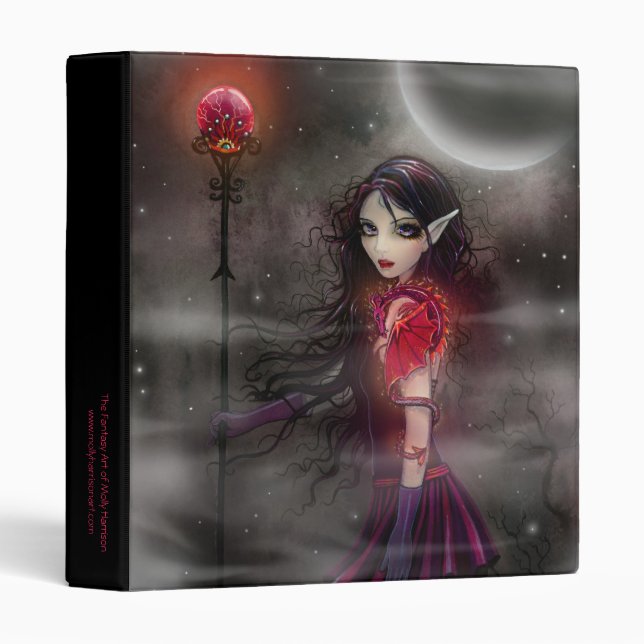 Lightning Stone Gothic Fairy Dragon Binder (Front/Spine)