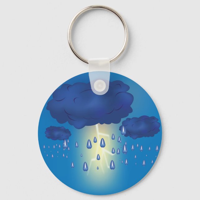 Lightning Storm Keychain (Front)
