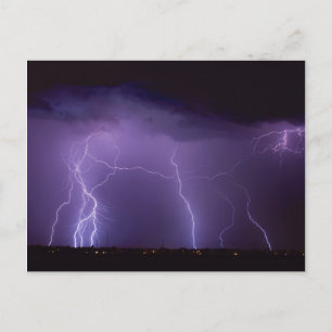 Lightning Storm Postcard