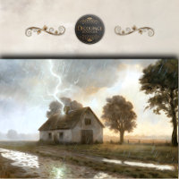Lightning Strike Farmhouse Decoupage