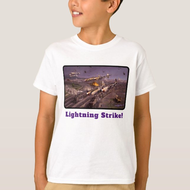 Lightning Strike! German Supply Trains T-Shirt (Front)