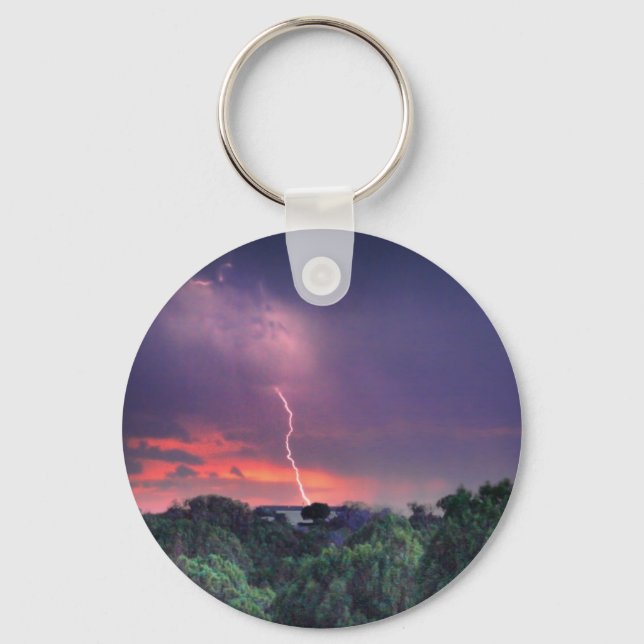 Lightning Strike Keychain (Front)