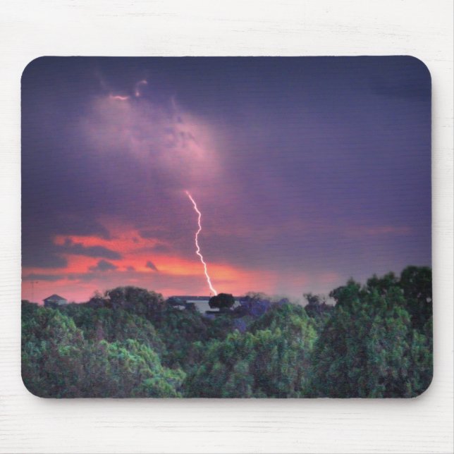 Lightning Strike Mouse Pad (Front)