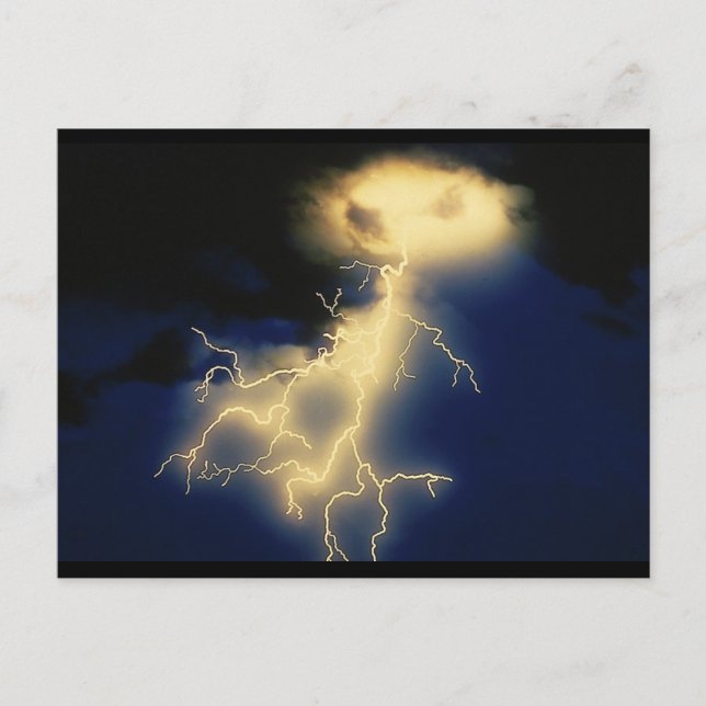 Lightning Strikes Postcard (Front)