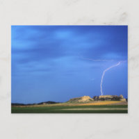 Lightning strikes the Wildcat Hills near