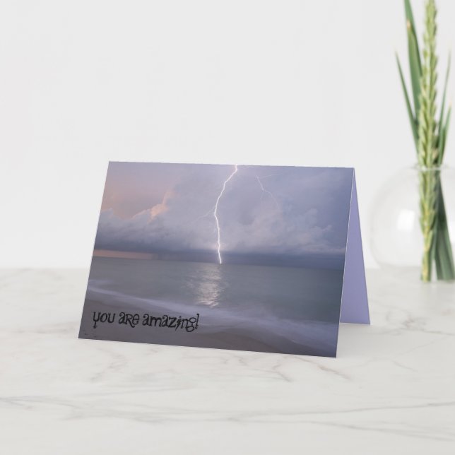 Lightning Thank you Card (Front)