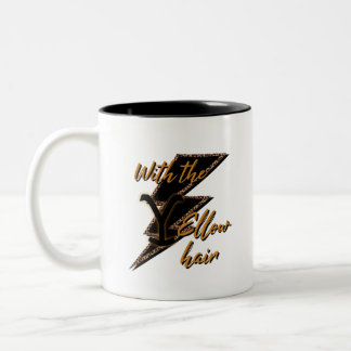 Lightning With The Yellow Hair Two-Tone Coffee Mug