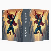 Lightning Woman Superhero