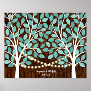 Lights - 100 Signature Guest Book Alternative