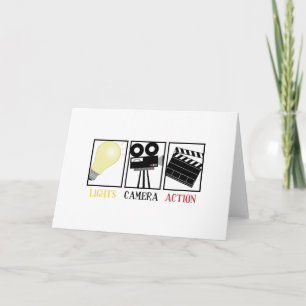 Lights Camera Action Card