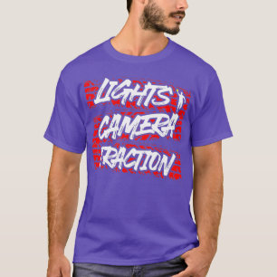 Lights camera traction street drag racing t T-Shirt