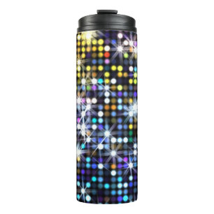 Lights decor: abstract glamourous fashion thermal tumbler