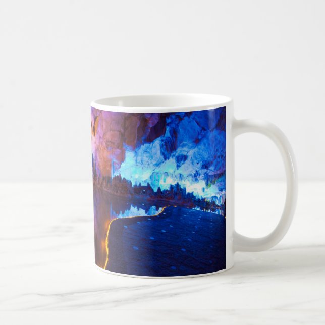 Lights in Reed Flute Cave, China Coffee Mug (Right)