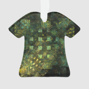 Lights in the City Abstract Art Acrylic Shirt Ornament