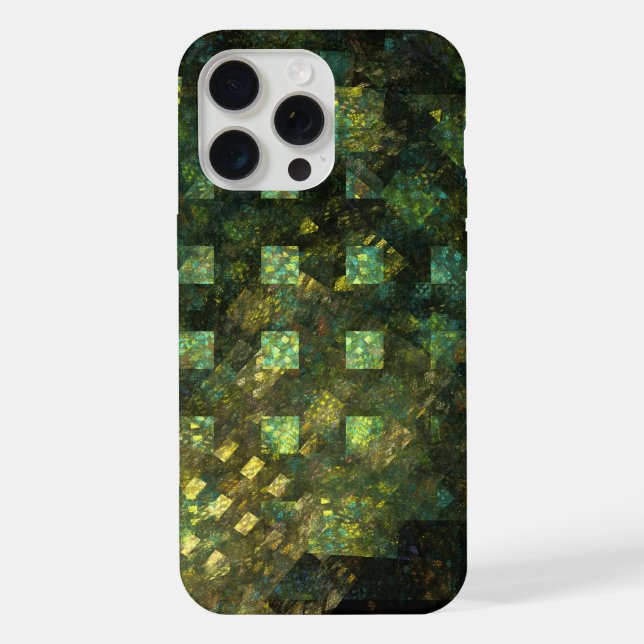 Lights in the City Abstract Art iPhone Case (Back)
