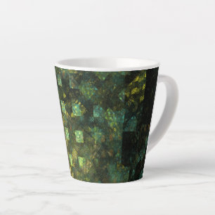 Lights in the City Abstract Art Latte Mug