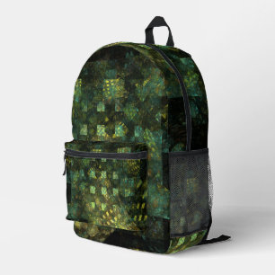 Lights in the City Abstract Art Printed Backpack