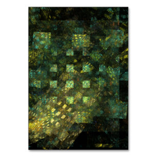 Lights in the City Abstract Art Table Card