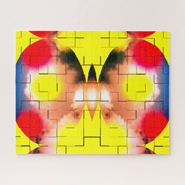 Lights in the sky art jigsaw puzzle (Horizontal)