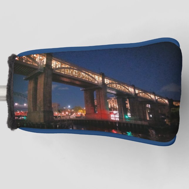 Lights under the bridge golf head cover (Front)