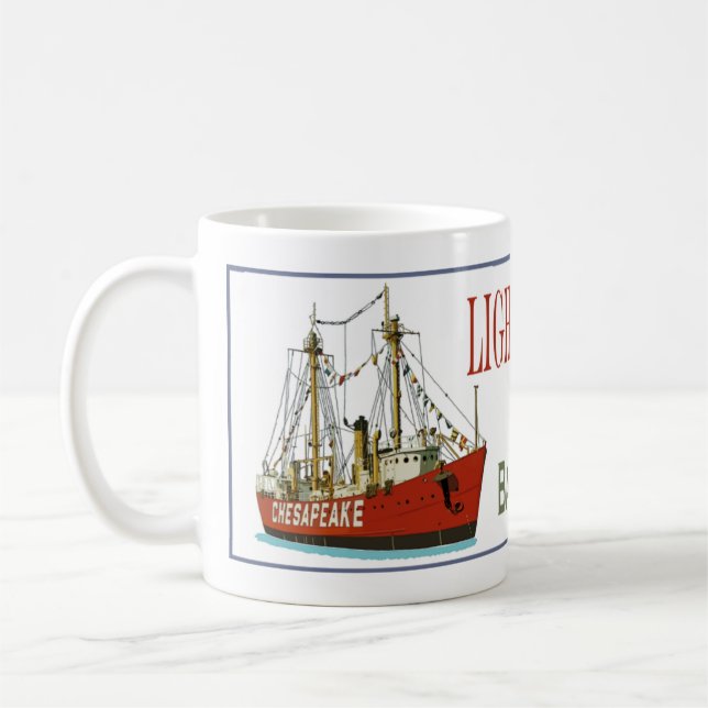 Lightship Chesapeake Coffee Mug (Left)