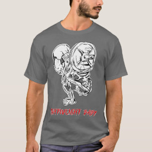 Lightweight Baby Skeleton Weightlifting Bodybuildi T-Shirt