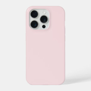 Lightweight Misty Rose Protective iPhone 15 Pro Case