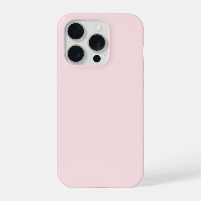 Lightweight Misty Rose Protective iPhone Case (Back)