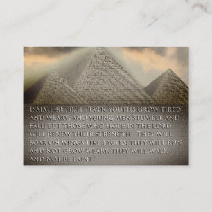 Lightworker Pyramid Spiritual Business Cards