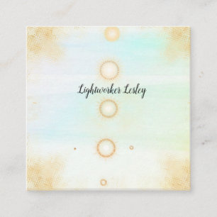 Lightworker Reiki Healer Sun business cards
