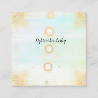 Lightworker Reiki Healer Sun business cards