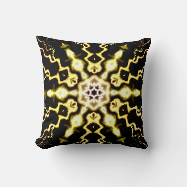 Lightworks Abstract Art 2 Throw Pillow (Front)