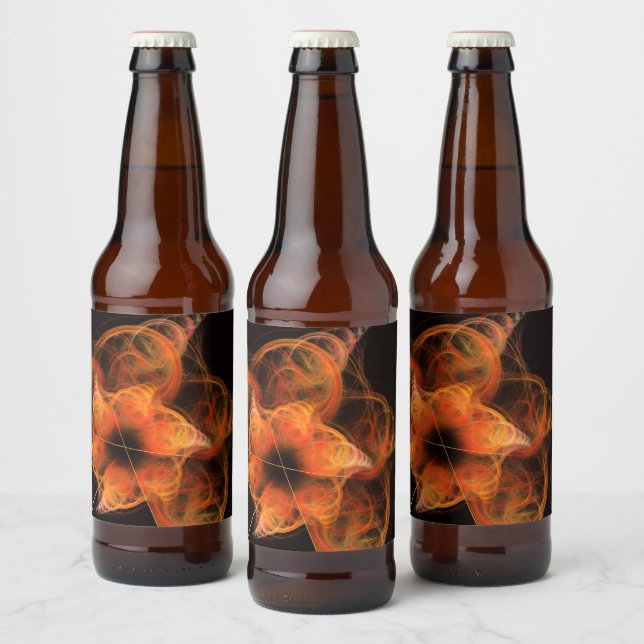 Lightworks Abstract Art Beer Bottle Label (Bottles)