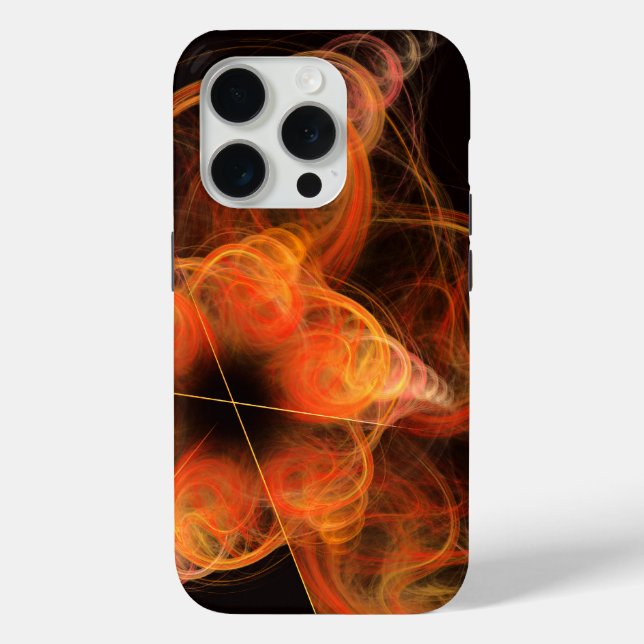 Lightworks Abstract Art Fractal of Fiery Energy Case-Mate iPhone Case (Back)