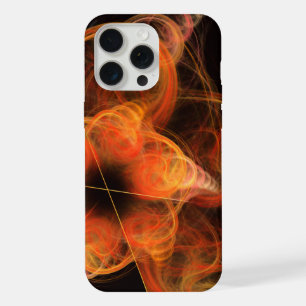 Lightworks Abstract Art Fractal of Fiery Energy iPhone 15 Pro Max Case