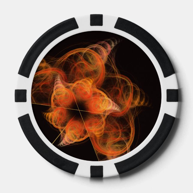 Lightworks Abstract Art Poker Chips (Front)