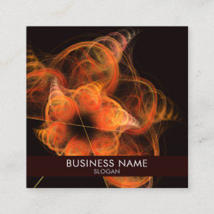 Lightworks Abstract Art Professional Square Business Card