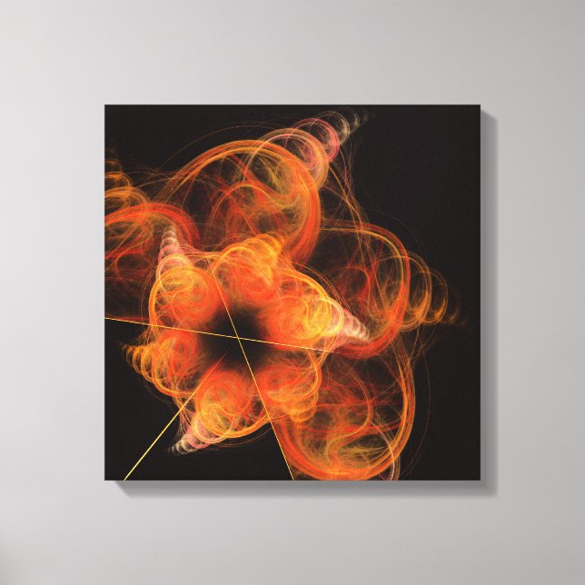 Lightworks Abstract Art Quad Canvas Print (Front)
