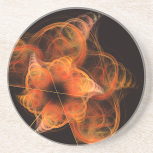 Lightworks Abstract Art Sandstone Coaster