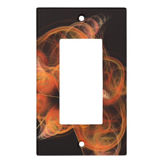 Lightworks Abstract Art Single Rocker Light Switch Cover