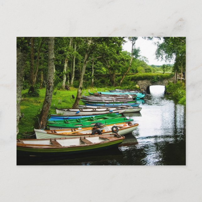 Ligne Bateaux, Killarney, Carte postale Irlande (Devant)