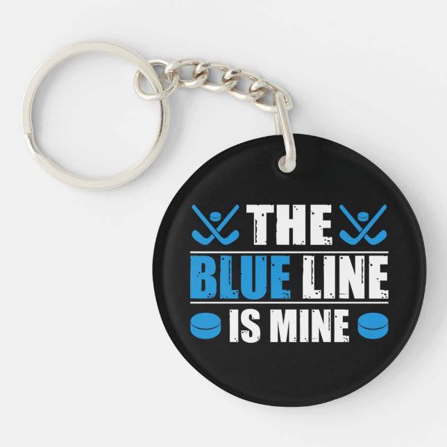 Ligne bleue de hockey (Devant)