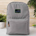 Ligne Bleue Mince Drapeau américain