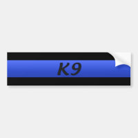 Ligne Bleue Mince & Sticker K9