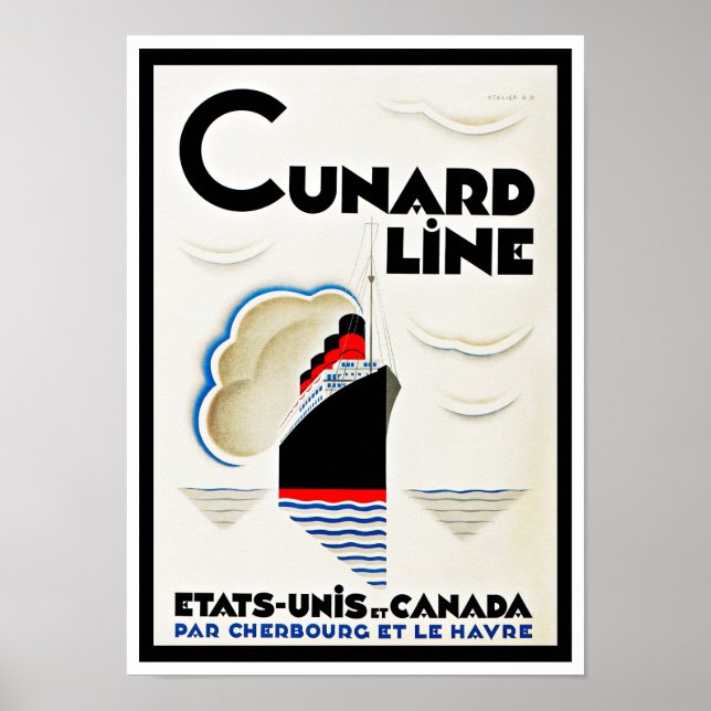 Ligne Cunard Art Déco (Devant)
