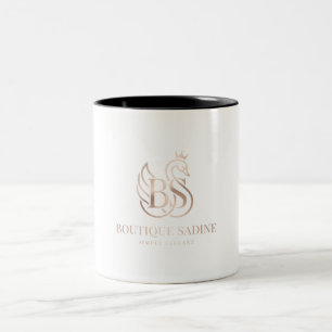 Ligne de cygne élégante Art minimaliste Mugs en cé