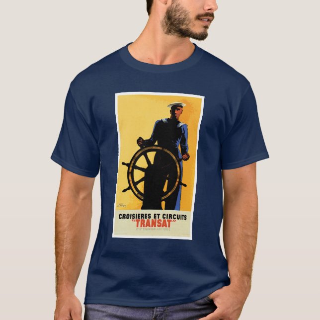 Ligne française T-shirt de marin (Devant)