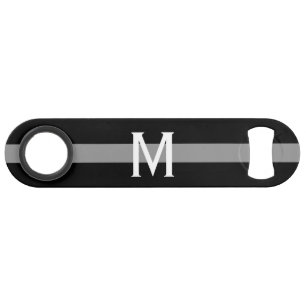 Ligne mince Gray Agent correctionnel Monogramme