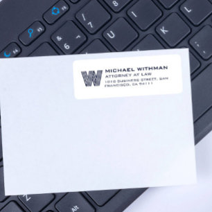 LIGNE MODERNE MONOGRAMME AVOCAT D'AFFAIRES EXPERT-