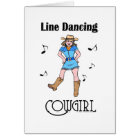 "Ligne occidentale cow-girl de danse "